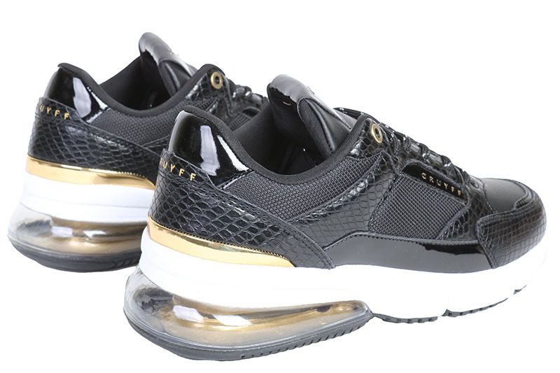 Cruyff Patio Lux zwart goud sneakers heren (CC7850201490) -  outletsportschoenen.nl