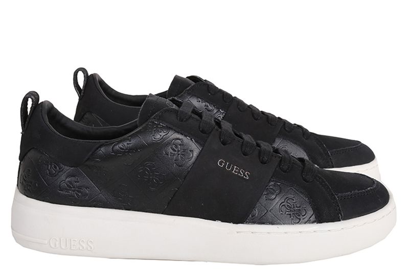 Guess Sneakers Heren Zwart Verona Logo FM7VRLFAL12
