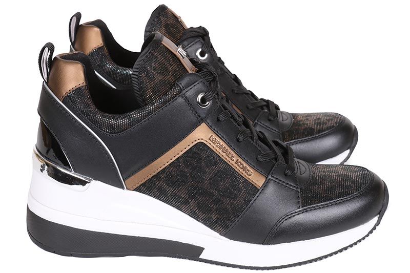 Michael Kors Sneakers op sleezool Zwart Georgie Trainer 43R1GEFS1D