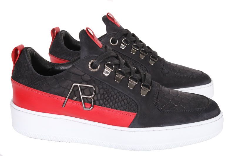 Ab Lifestyle Sneakers Zwart Footwear Leather 501A013