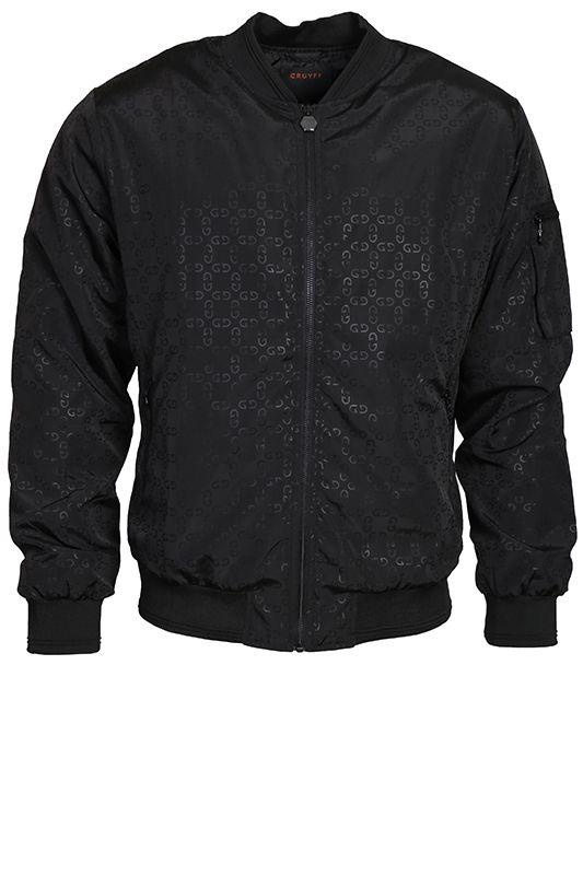 Cruyff Classics Heren jas Zwart Sanz House Bomber CA213024