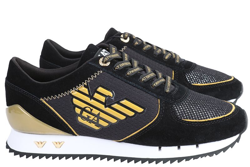 Emporio Armani EA7 B\u0026W Mesh Run Dames Dames - Schoenen.nl