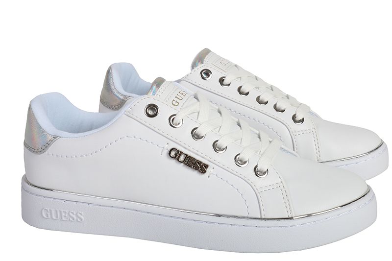 witte guess sneakers beckie
