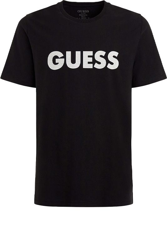 Guess Labyrinth T-shirt Zwart Labyrinth 