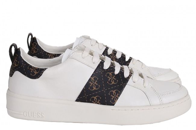 Guess Sneakers Heren Wit Verona Logo FM7VRLLEA12