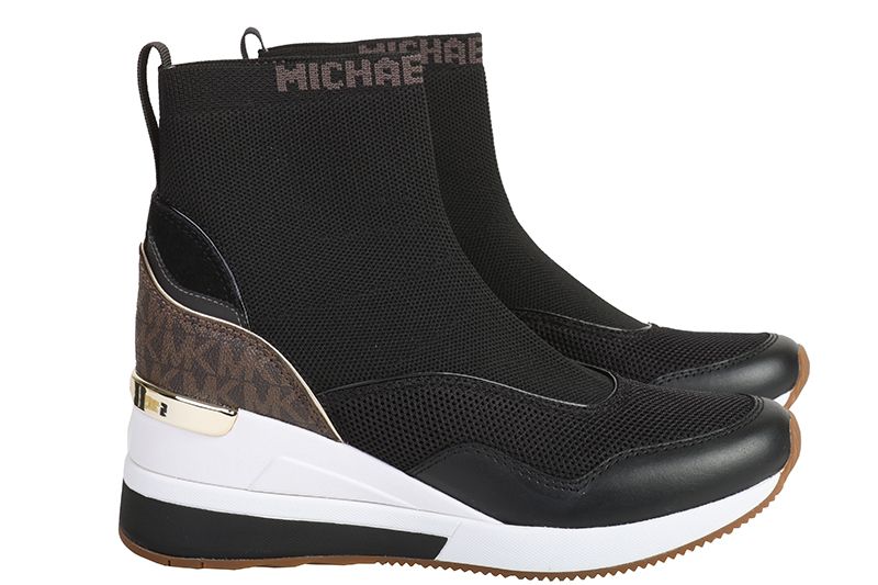 Xsensible Stretchwalker Dames Sneakers Zwart elast kruisb instap sneaker |  Van den Assem