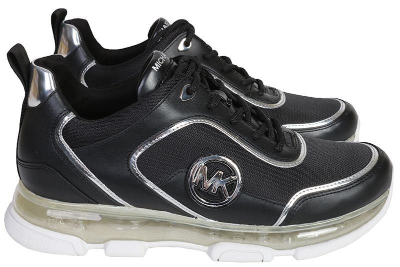Michael Kors Sneakers Zwart Kendra Trainer Zig Zag Nylon 43F1KEFS2D