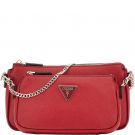 Guess - Noelle Dbl Pouch Crossbody - Rood