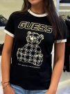 Guess Active - Midge Logo Bear Ss T-shirt - Zwart