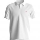 Guess - Ss Design Mesh Polo - Wit