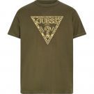 Guess - Ss Cn Triangle Embro Tee - Groen