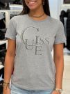 Guess - SS CN Guess Studded Tee - Grijs