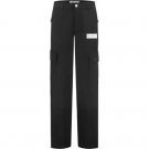 Malelions - Women Straight Leg Cargo Pants - Zwart