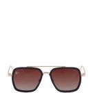 Malelions - Men Abstract Sunglasses - Goud