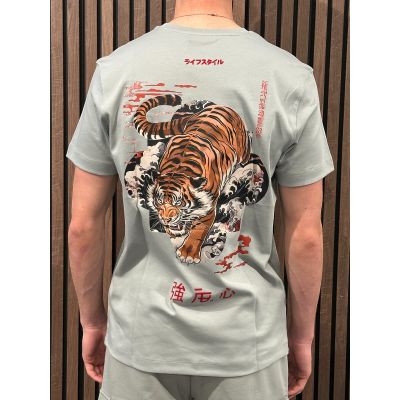 AB Lifestyle - Ink Tee Tiger - Grijs