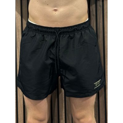 Armani EA7 - Man Woven Boxer Beachwear - Zwart
