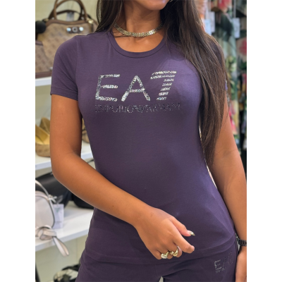 Armani EA7 - T-shirt - Paars