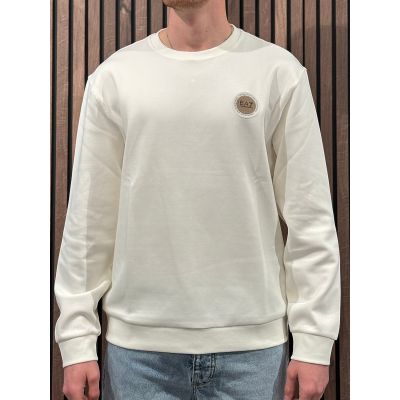 Armani EA7 - Unisex Jersey Sweatshirt - Wit