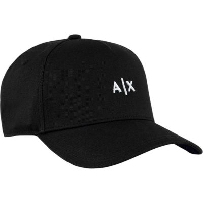 Armani Exchange - Man Woven Baseball Hat - Zwart