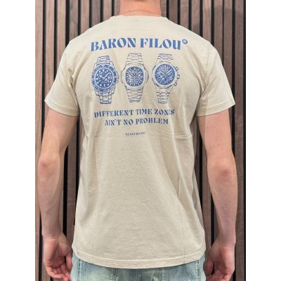 Baron Filou - T-shirt Timezones - Beige