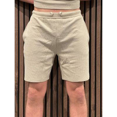 Boss - Waffle Shorts - Beige