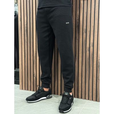 Boss - Waffle Pants Cuff - Zwart