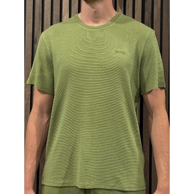 Boss - Rib T-shirt - Groen
