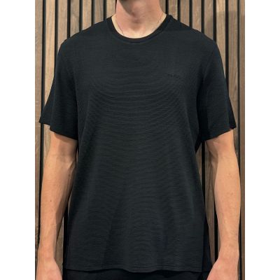 Boss - Rib T-shirt - Zwart