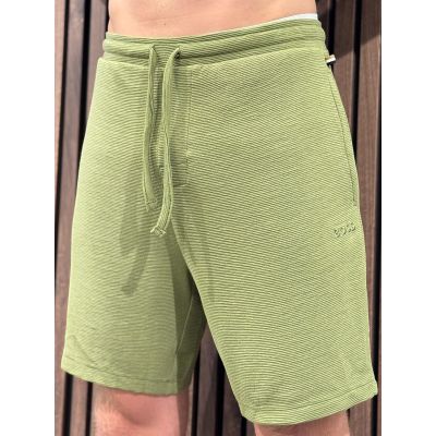 Boss - Rib Shorts - Groen