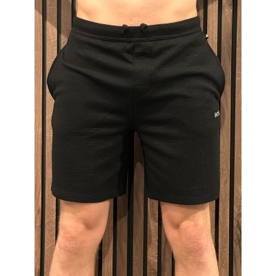 Boss - Waffle Shorts - Zwart