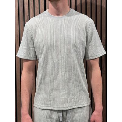 Boss - Structure T-shirt - Grijs