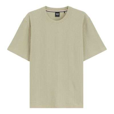 Boss - Structure T-shirt - Groen