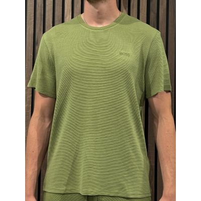 Boss - Rib T-shirt - Groen