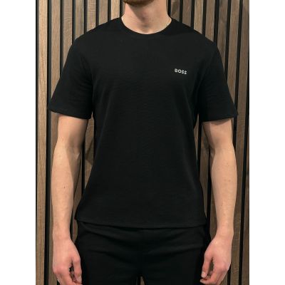Boss - Waffle T-Shirt - Zwart