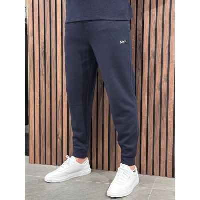 Boss - Waffle Pants Cuff - Blauw