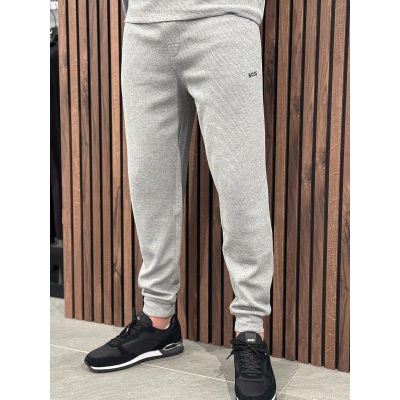 Boss - Waffle Pants Cuff - Grijs