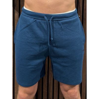 Boss - Waffle Shorts - Blauw