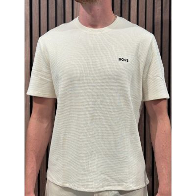 Boss - Waffle T-Shirt - Beige