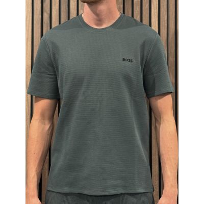 Boss - Waffle T-Shirt - Groen