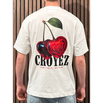 Croyez - Cerise D'Amour T-shirt - Wit