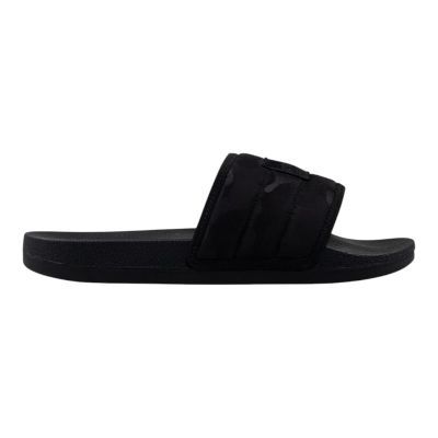Cruyff Classics - Quilted Slide - Zwart