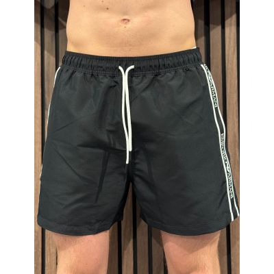 Emporio Armani - Man Woven Boxer Beachwear - Zwart