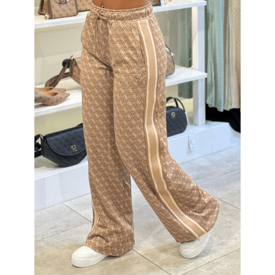 Guess Active - 4G Allover Jacquard Long Pants - Beige