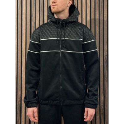 Guess Active - Anoki 4G Zip Hoodie Sweatshirt - Zwart
