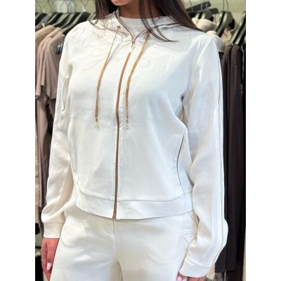 Guess Active - Circe Full Zip Hoodie - Wit