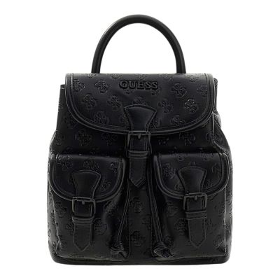 Guess Active - Litzy 4G Debossed Back Pack - Zwart