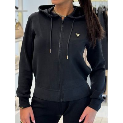 Guess Active - Olympe Full Zip Hoodie Sweatshirt - Zwart