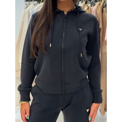 Guess Active - Olympe Full Zip Hoodie Sweatshirt - Zwart