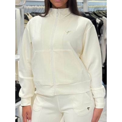 Guess Active - Olympe High Neck Full Swea - Wit