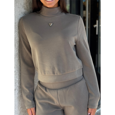 Guess Active - Olympe High Neck Sweatshirt - Groen